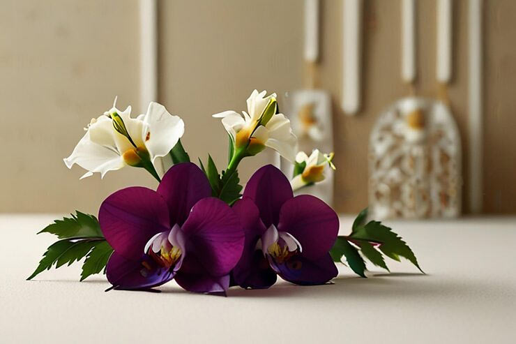 Orchid bouquet luxury gift arrangement