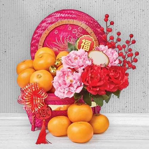 Fruit Basket For Chinese New Year