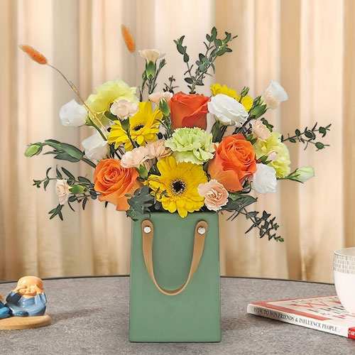 - Colorful Valentine’s Flower Arrangement