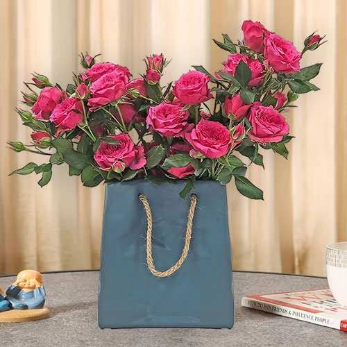 - Valentine’s Pink Rose Arrangement Delivery
