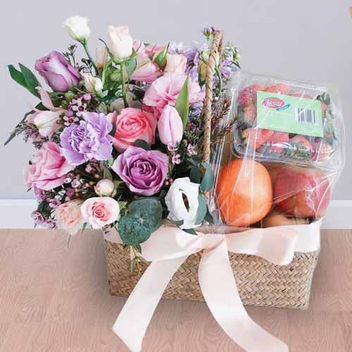 Send Women’s Day Flower And Fruit Baskets