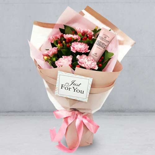 Lavender Care & Floral Love Gift For Mom