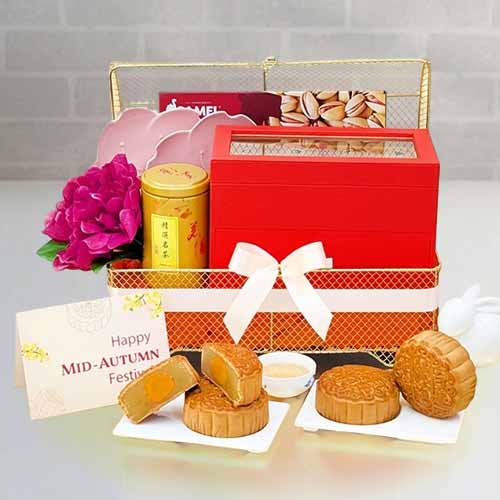 - Mid-Autumn Mooncake & Tea Gift Set