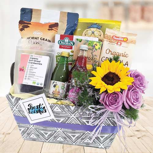Organic Natural Treats-Gift Baskets For Mom's Birthday