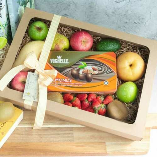 - Fruit And Chocolate Gift Basket To Singapore