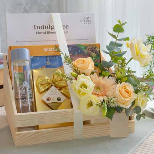 - Organic Tea Gift Baskets Send To Singapore