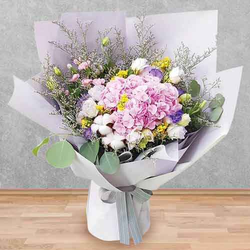 - Mixed Pink Flower Bouquet