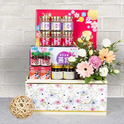 - Send Flower & Self-Care Hamper For Mother’s Day