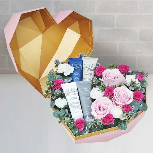 - Relaxing Spa Bath & Flowers Combo