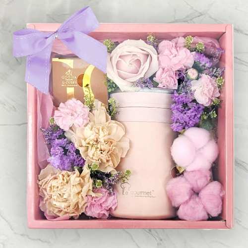 - Mother's Day Flower Mug & Chocolate Gift Box